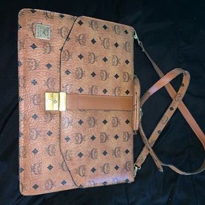 MCM briefcase/ messenger bag